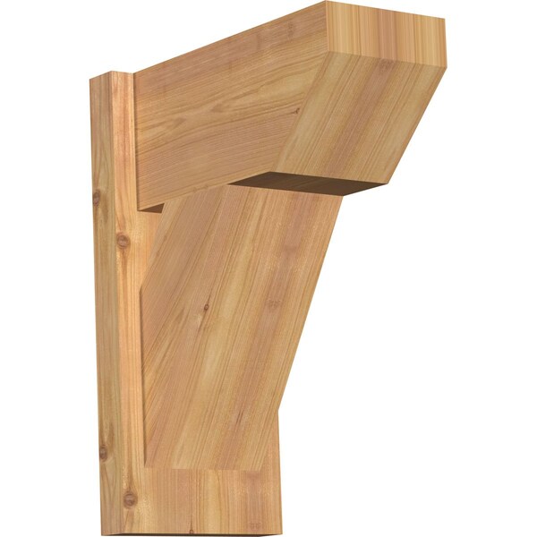 Ekena Millwork Traditional Slat Smooth Outlooker, Western Red Cedar, 7 1/2"W x 14"D x 18"H OUT08X14X18TRA06SWR - main